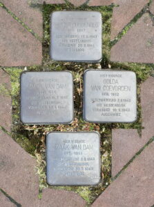 Stolpersteine gezin van Dam-Coevorden